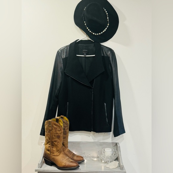 Danier Leather and Fabric Jacket - Picture 1 of 11